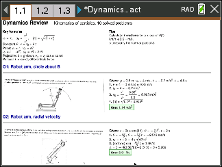 A converted PDF open on the calculator at page 1.1